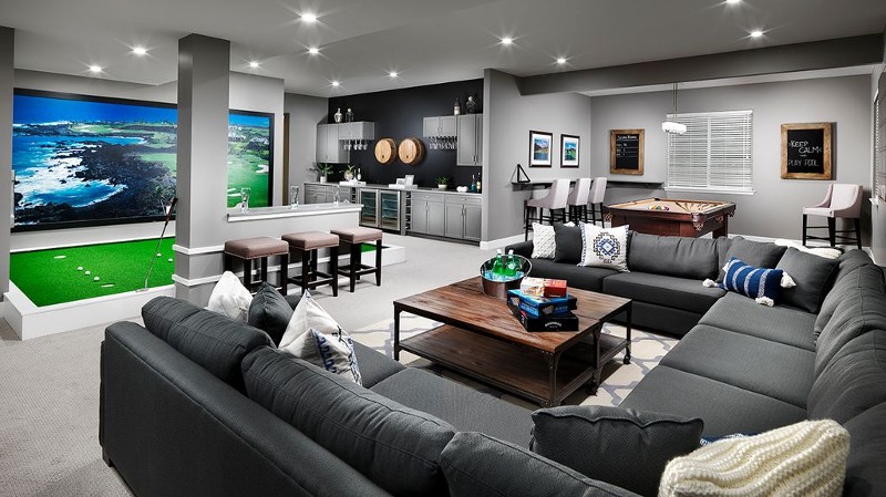 8 Ways You Can Design Your Basement For An Indoor Sporting Event Seating 
